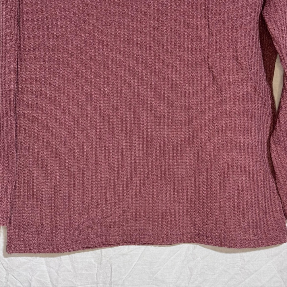 Ekouaer pink mauve waffle knit top and short pajama set Size Medium - Picture 5 of 6